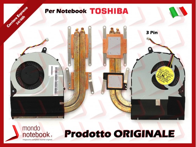Dissipatore e Ventola Heatsink Fan CPU TOSHIBA Satellite P50-B H000068000