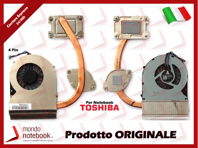 Dissipatore e Ventola Heatsink Fan CPU TOSHIBA Satellite P70 P70-B S70-B L70-B P870