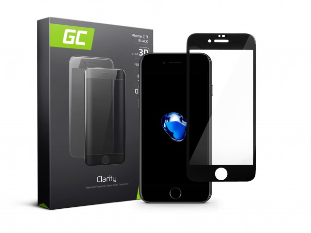 Pellicola Vetro Temperato Apple iPhone 7 8 Plus - Black