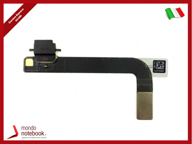 CONNETTORE RICARICA APPLE IPAD 4 A1458 A1459 A1460 DOCK CARICA FLAT FLEX NERO