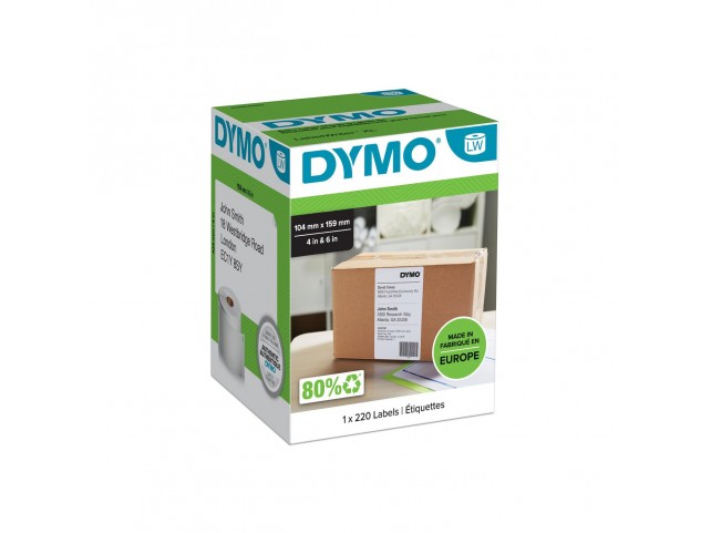 DYMO Lw 4XL Labels 104x159mm  1 pack