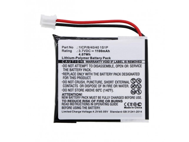 CoreParts Battery 4.07Wh Li-Pol 3.7V  1100mAh Black for GPS,