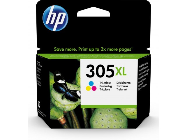 HP 305Xl High Yield Tri-Color  Original Ink Cartridge