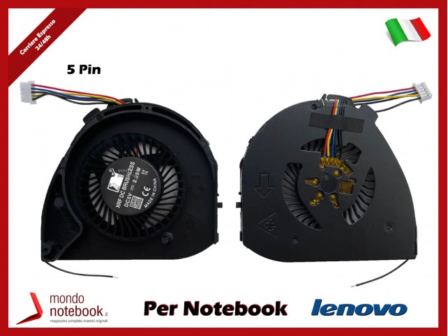 Ventola Fan CPU LENOVO ThinkPad T440 T450 T460 (5 Pin)