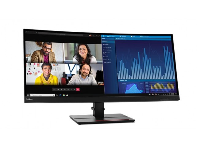 Lenovo ThinkVision P34w-20 LED  display 86.7 cm (34.1) 3440