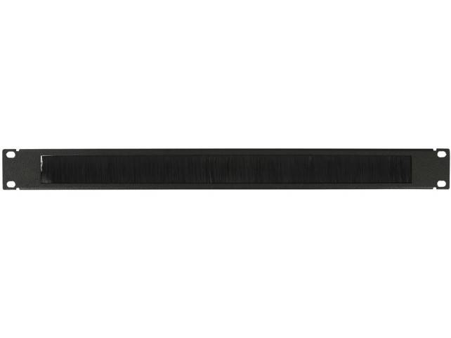 1U 19" SIMPLE TYPE, BRUSHED  CABLE ORGANIZER PANEL