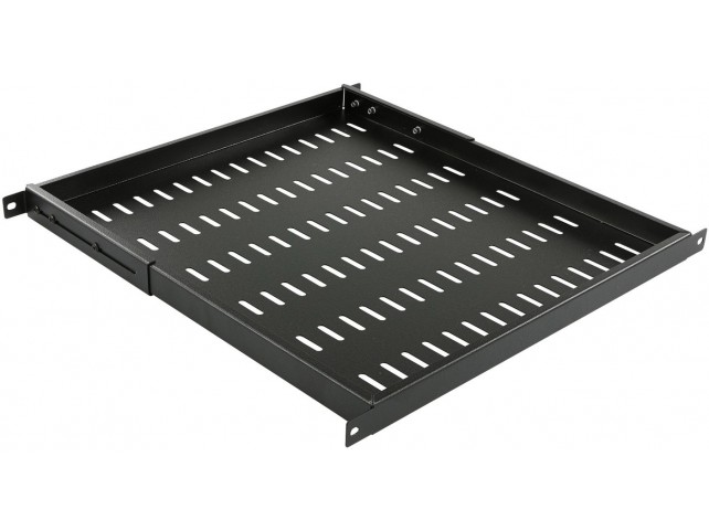 Lanview D 470mm FIXED SHELF  ADJUSTABLE SIDE ARM BLACK