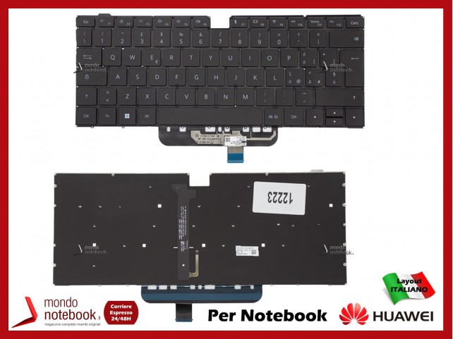 Tastiera Notebook HUAWEI KLW-W19 W29 D14 NBL-WAQ9L NBB-WAP9R