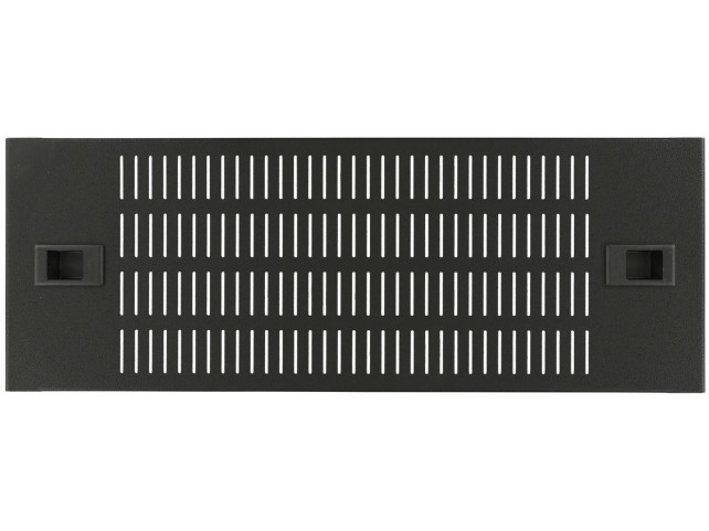 Lanview 4U 19 SNAP LOCKING VENTED  BLANK PANEL BLACK