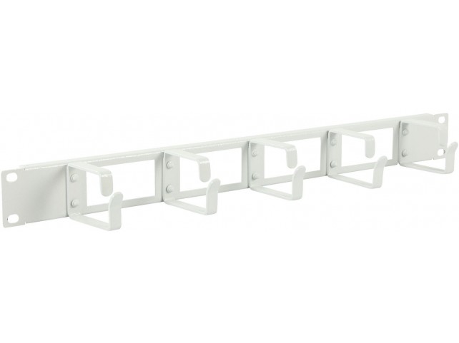 Lanview 1U 19 CABLE ORGANIZER PANEL  WITH CABLE ENTRY HOLE