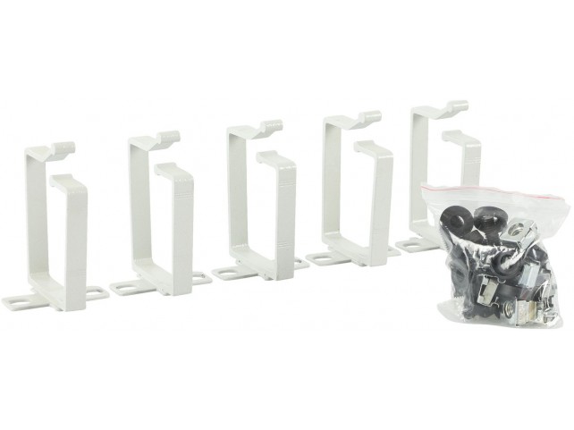Lanview CABLE ORGANIZER HOOK SET  ALUMINUM 44x60mm, 5 PCS
