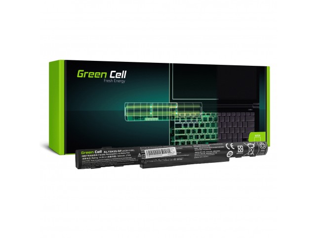 Green Cell Batteria AL15A32 per Acer Aspire E5-573 E5-573G E5-573TG V3-574 V3-574G TravelMate P277 / 14,8V 1800mAh