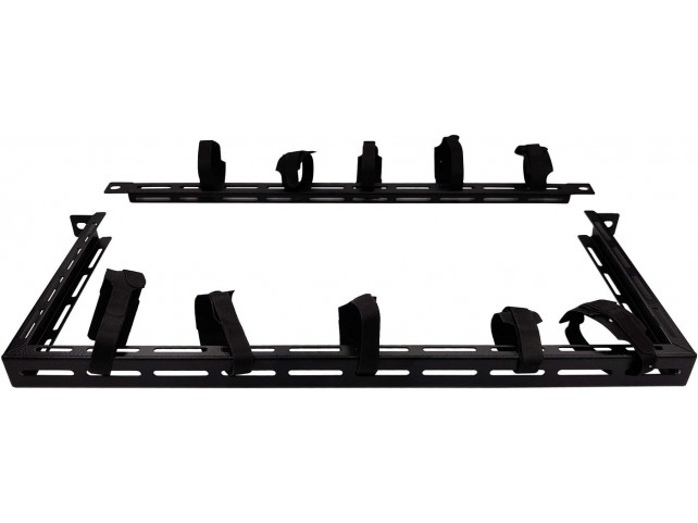 Lanview 1/2U 19 CABLE ORGANIZER  PANEL WITH 10PCS VELCRO