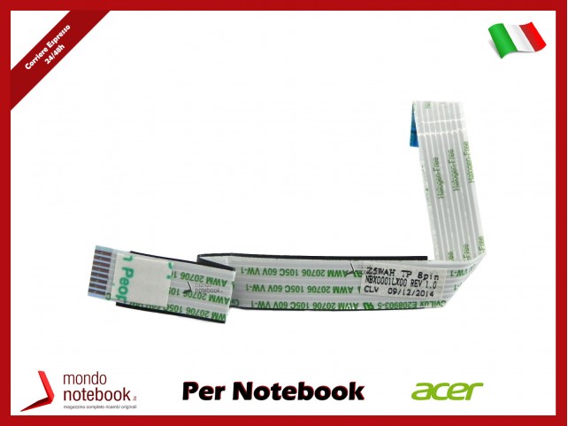 Cavo Flat Cable FFC TP MB 8P L150mm Reverse ACER V3-532 E5-511 E5-571 TMP256