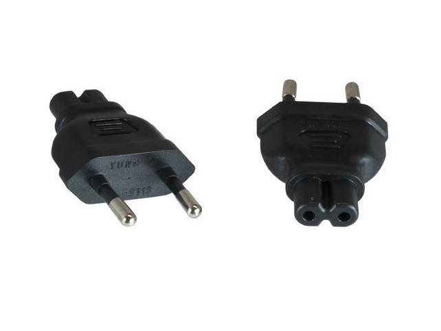 MicroConnect Power Adapter EU Plug M - C7 F  Europlug - C7 female,