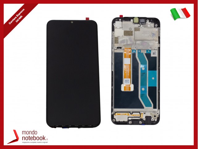 DISPLAY LCD + FRAME PER OPPO REALME NARZO 20 RMX2193 TOUCH SCREEN VETRO SCHERMO