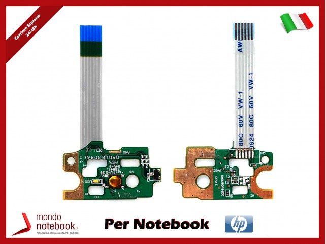 Board Tasto Accensione Power Button + Cavo Flat HP Pavilion 14 14-N 15-N 15-F