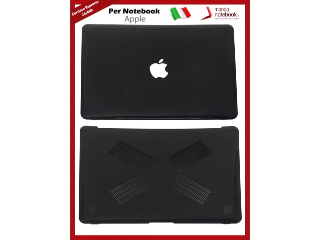 Crystal Full Cover Front + Back Case per Macbook Air 13.3” (NERO)
