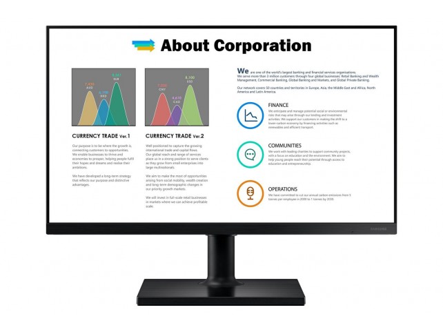 Samsung T45F computer monitor 61 cm  (24) 1920 x 1080 pixels Full