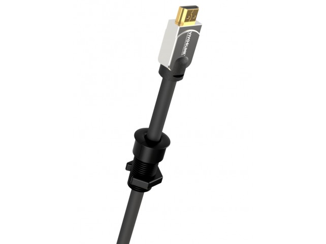 Vivolink Solution for cables through  desks black large up to 55mm