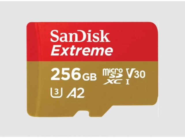 Sandisk Extreme 256 Gb Microsdxc  Uhs-I Class 3