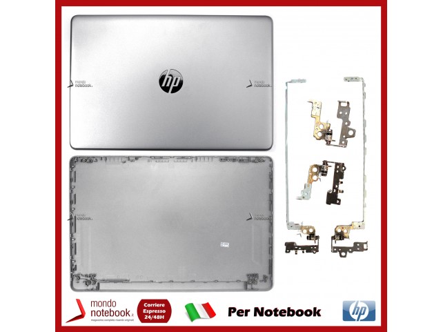 Cover LCD con Cerniere per HP 250 G6 255 G6 15-BS 15-BW (Silver)