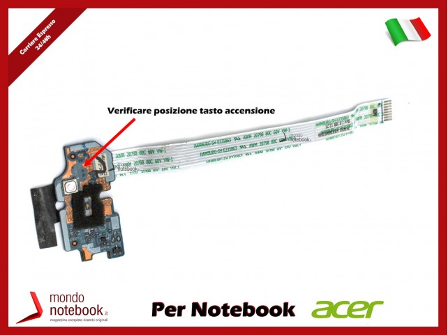 Power Button Board ACER Aspire E1-521 E1-531 E1-571 - LS-7912P (Rigenerato)