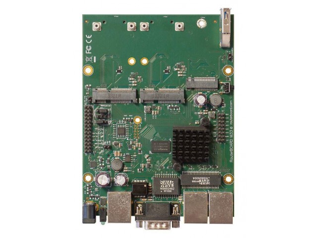 MikroTik RouterBOARD M33G with  Dual Core 880MHz CPU, 256MB