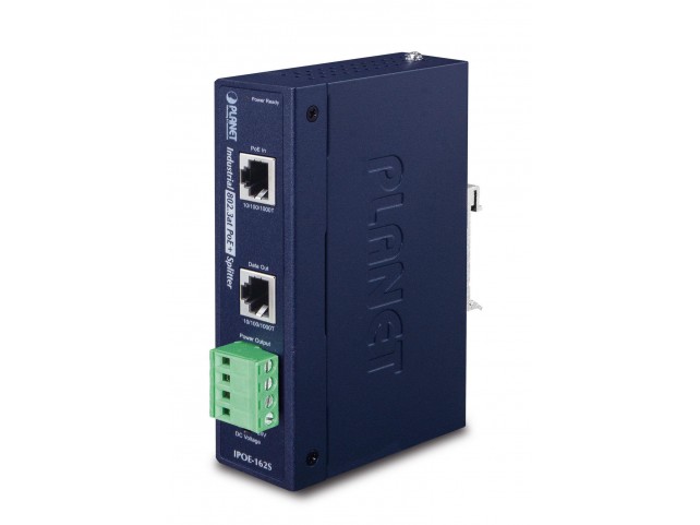 Planet IP30 Industrial 802.3at  High Power PoE Splitter
