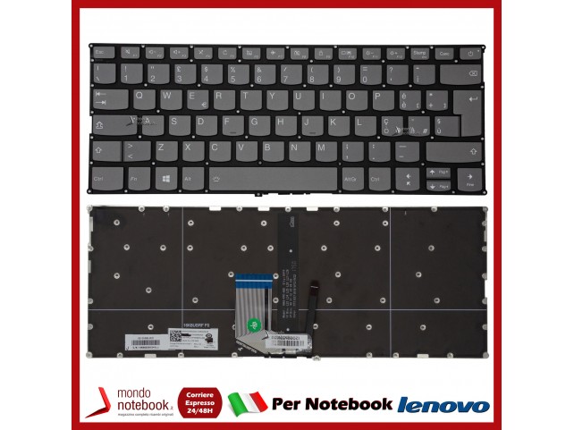 Tastiera Notebook Lenovo IdeaPad 720s-14ikb 720s-14isk Italiana Retroill.
