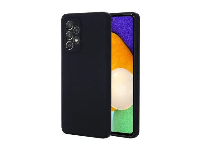 eSTUFF MADRID Galaxy A55 Black  Cover. Material: Silicone