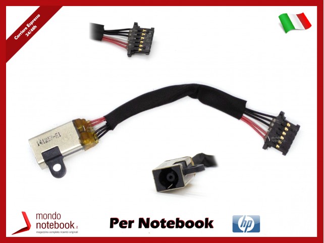 Connettore di Alimentazione DC Power Jack HP Elite x2 1011 G1 - 793714-001