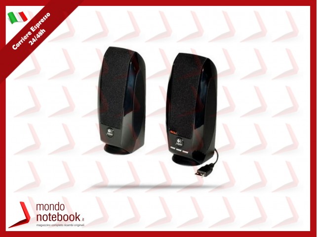 CASSE LOGITECH "S150 Black" 2.0 Total 1,2W RMS - oem