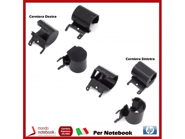 Copri Cerniera Cover Hinge HP 250 255 G6 15-BS 15T-BS 15-BW 15-BR (Nero) Coppia