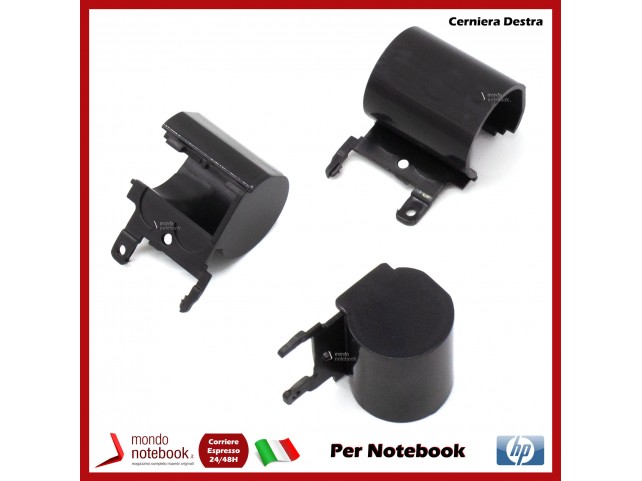 Copri Cerniera Cover Hinge HP 250 255 G6 15-BS 15T-BS 15-BW 15-BR (Nero) Destro