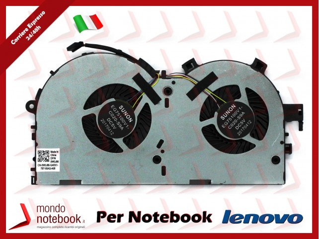 Ventola Fan CPU LENOVO Y520-15IKBM R720-15IKBN