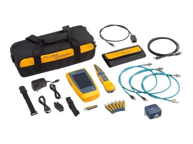 Fluke LINKIQ TESTER W/ INDUSTRIAL  ETHERNET ADAPTER KIT & PROBE