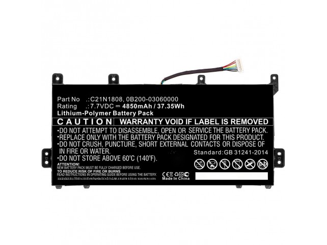 CoreParts Laptop Battery for Asus  37.35Wh Li-Polymer 7.7V