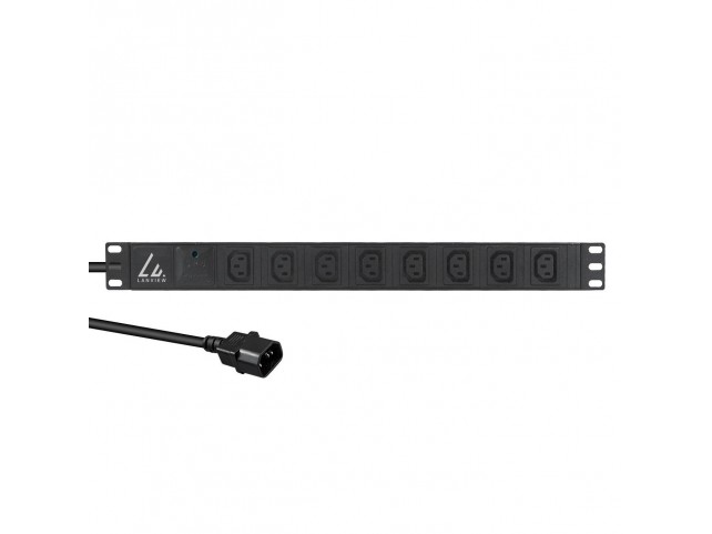 Lanview 19 8-way c13 outlets with  2-meter 3G1.5mm2 cable with