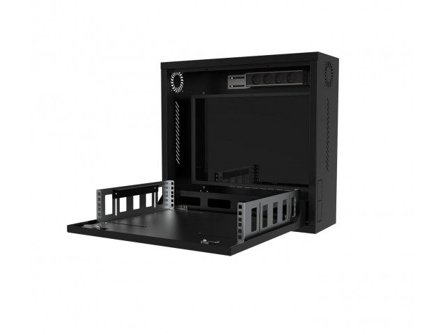 Lanview 19 1U Rack Wall Mount 580 x  546 x 150mm Surveillance Box