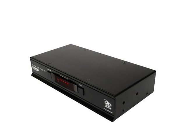Adder Pro: 4 port - USB 2.0 DVI  and audio KVM switch. UK