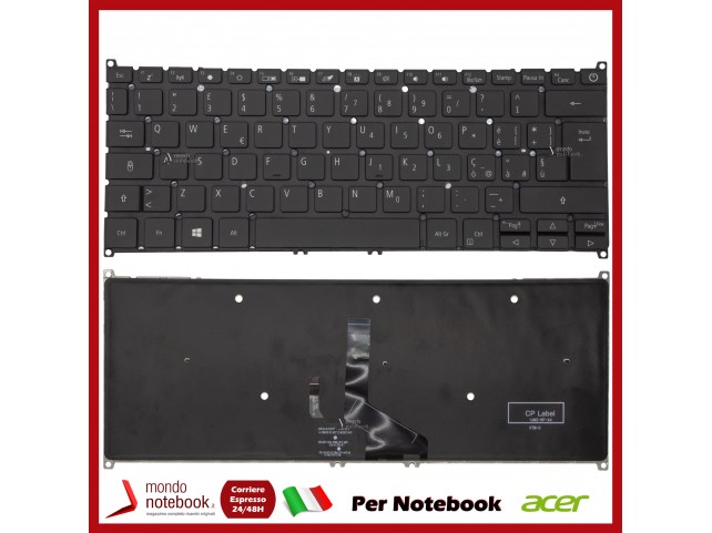 Tastiera Notebook ACER SWIFT 3 SF314-42 (Nera) Italiana Retroilluminata