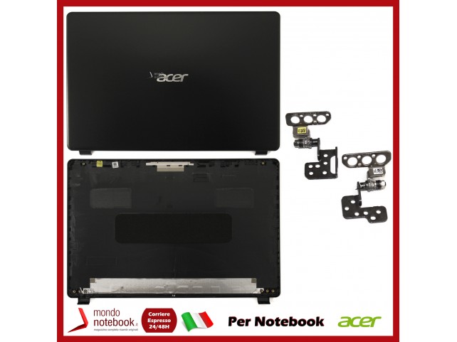 KIT Cover LCD + Cerniere per Acer Aspire 3 A315-42 A315-42G A315-54 A315-54K A315-56