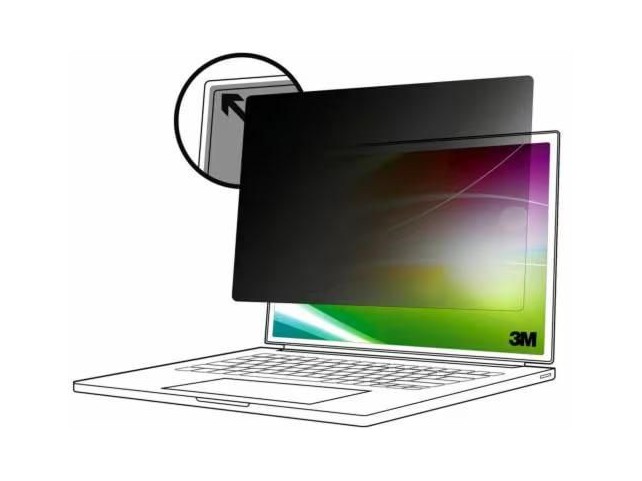 3M Bright Screen Privacy Filter  - 12.1in Laptop, 16:10.