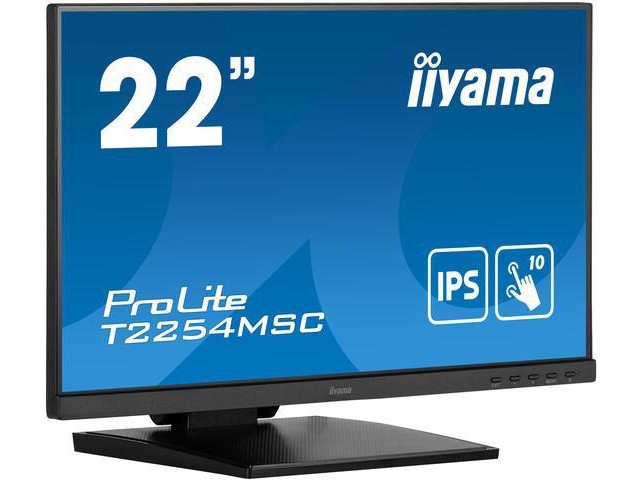 iiyama 21.5" P-CAP 10pt touch screen  featuring IPS panel