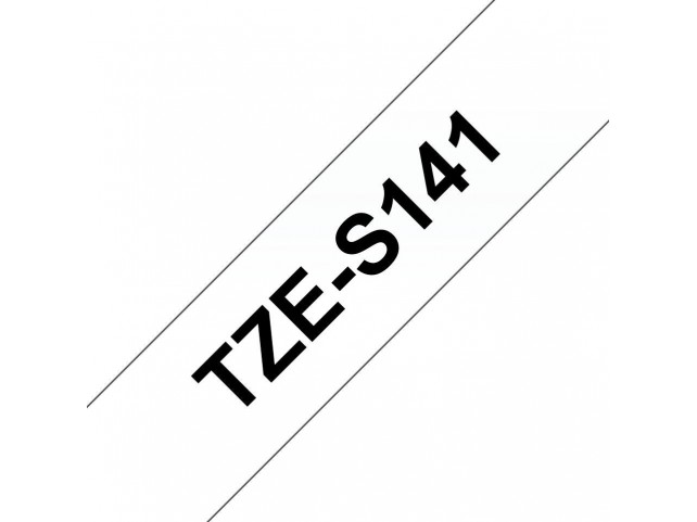 Brother Tape Black on Clear 18mm  TZeS141, TZ, 8 m, 1 pc(s),