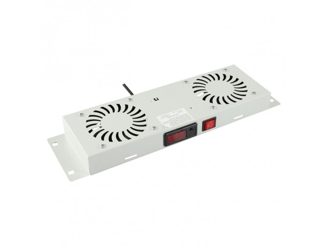 Lanview 2 FANS DIGITAL THERMOSTAT  CONTROLLED FAN MODULE WHITE