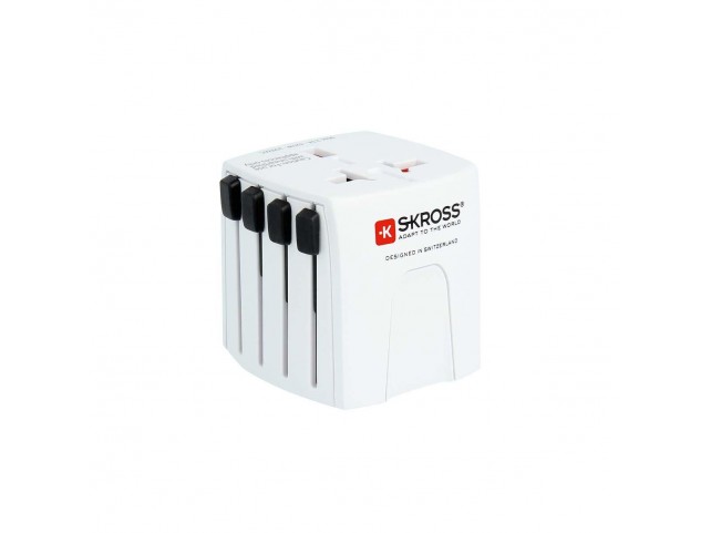 SKROSS Muv Micro Power Plug Adapter  Universal White