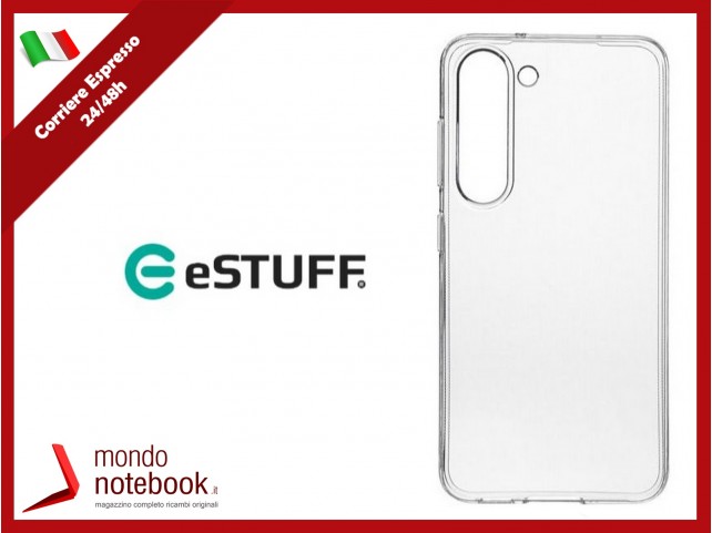 CUSTODIA PROTETTIVA CASE COVER TRASPARENTE eSTUFF LONDON Samsung Galaxy S23 Soft case Clear ultra-sl