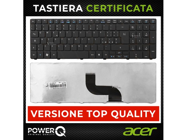 Tastiera alta Qualità Certificata ACER Aspire 5250 5625 5736 5741 5745 5810 7250